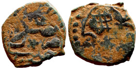 Ottoman Empire (XIV-XX century) Bronze Coin. Obverse: Arabic inscription. Reverse: Arabic inscription

14mm 1.44g
