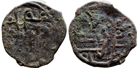 Ottoman Empire (XIV-XX century) Bronze Coin. Obverse: Arabic inscription. Reverse: Arabic inscription

15mm 1.07g