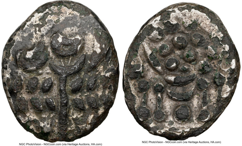 BRITAIN. Durotriges. Ca. 60-20 BC. AR/AE fourrée stater (19mm, 3.75 gm, 7h). NGC...