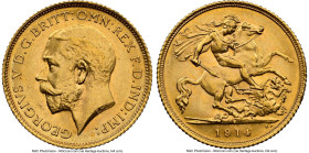 George V gold 1/2 Sovereign 1914-S MS62 NGC, Sydney mint, KM28, S-4009. From the Robert C. Pickett Collection HID09801242017 © 2024 Heritage Auctions ...