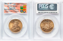 George V gold 10 Dollars 1914 MS64 PCGS, Ottawa mint, KM27, Fr-3. Ex. Canadian Gold Reserve HID09801242017 © 2024 Heritage Auctions | All Rights Reser...