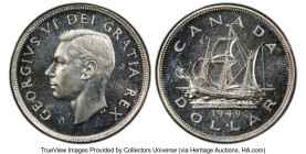 George VI Prooflike Dollar 1949 PL66 PCGS, Royal Canadian mint, KM47. Newfoundland. HID09801242017 © 2024 Heritage Auctions | All Rights Reserved www....