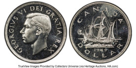 George VI Prooflike Dollar 1949 PL66 PCGS, Royal Canadian mint, KM47. Newfoundland. HID09801242017 © 2024 Heritage Auctions | All Rights Reserved www....