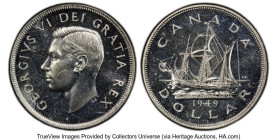 George VI Prooflike Dollar 1949 PL66 PCGS, Royal Canadian mint, KM47. Newfoundland. HID09801242017 © 2024 Heritage Auctions | All Rights Reserved www....