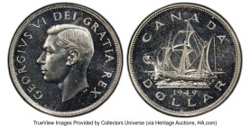 George VI Prooflike Dollar 1949 PL66 PCGS, Royal Canadian mint, KM47. Newfoundland. HID09801242017 © 2024 Heritage Auctions | All Rights Reserved www....