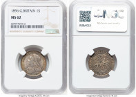 Victoria Shilling 1896 MS62 NGC, KM780, S3940A. HID09801242017 © 2024 Heritage Auctions | All Rights Reserved www.HA.com/TexasAuctioneerLicenseNotice