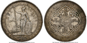 Victoria Trade Dollar 1896-B AU Details (Cleaned) NGC, Bombay mint, KM-T5, Prid-3. From the L. William Libbert Collection HID09801242017 © 2024 Herita...