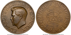 Edward VIII bronze "Edward VIII Coronation" Medal 1937 MS63 NGC, Eimer-2043, BHM-4297. HID09801242017 © 2024 Heritage Auctions | All Rights Reserved w...