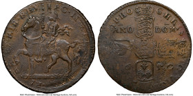 James II Gunmoney Crown 1690 VF Details (Environmental Damage) NGC, Dublin mint, KM103.1, S-6578. From the Charles R. Meeker Collection HID09801242017...