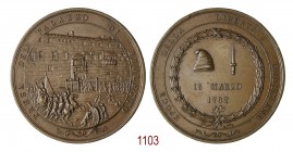 Presa del Palazzo del Broletto, 1797, Brescia op. Salwirck, Æ 66,45g. Ø63,2mm. [2,9mm. Come precedente. Julius 543. Essling 2466. 
Rara. Colpo al bord...