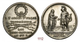 Presa di Mantova, 1797, Milano op. Lavy, Bronzo argentato 30,01g. Ø43,1mm. [3,0mm. Come precedente. Hennin 783. Julius 534. Essling 701. TNR 63.2. Tur...