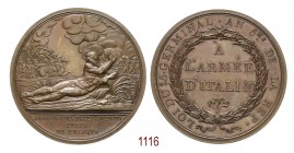Passaggio del Tagliamento e presa di Trieste, 1797, Parigi, op. Lavy, Æ 38,55g. Ø43,1mm. [3,5mm. Come precedente. Hennin 786. Julius 545. Essling 706....
