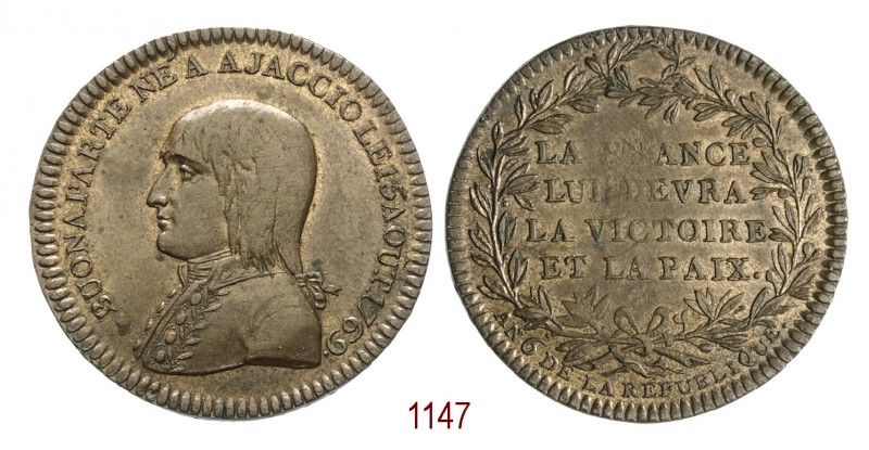 Omaggio a Buonaparte e Pace di Campoformio, 1797, Parigi Æ 18,94g. Ø34,5mm. [2,5...