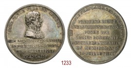 Colonna Nazionale in Place Vendôme, 1800 (an 8), Parigi op. Duvivier, AR 30,72g. Ø42,1mm. [2,6mm. BONAPARTE PRÉMIER CONSUL Busto di Napoleone in unifo...
