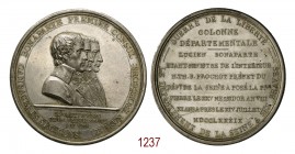 Colonna Dipartimentale della Senna e della Marna 1800 (an 8), Parigi op. Gatteaux, AR 118,06g. Ø59,7mm. [5,3mm. BONAPARTE PREMIER CONSUL/ CAMBACERES S...