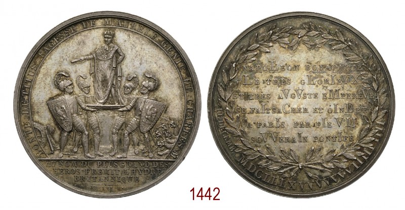 Incoronazione di Napoleone 1804, Parigi op. Merlen, AR 34,22g. Ø43,8mm. [2,9mm. ...