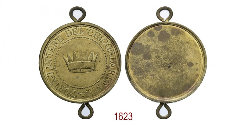 Porta lettere del Circondario III, 1806, Milano, Æ 43,51g. Ø41,2mm. [4,2mm. PORT...