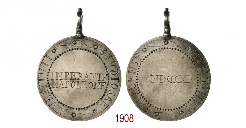 Premio scolastico dei Collegi di Sacile, 1811, Sacile, AR 15,28g. Ø39,4mm. [1,3m...