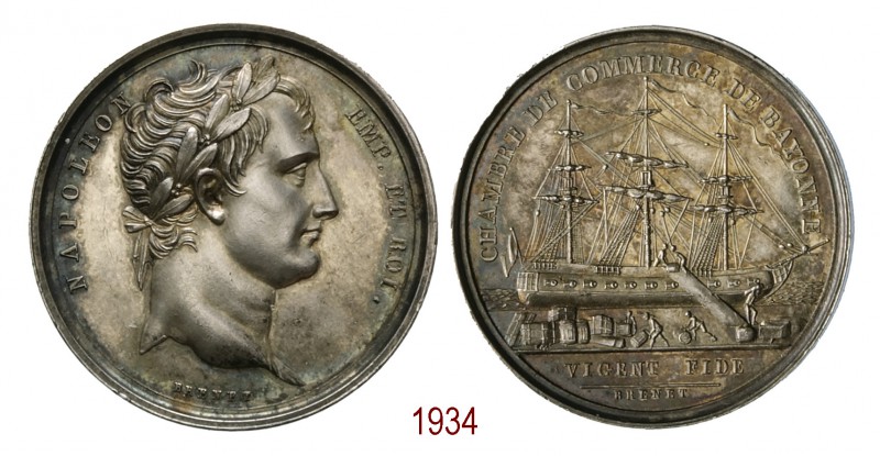 Camera di Commercio di Bayonne, 1812, Bayonne op. Brenet, AR 13,62g. Ø30,3mm. [3...