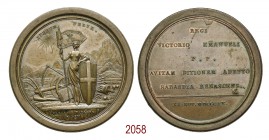 Ritorno di Vittorio Emanuele I a Torino, 1815, Torino op. Hoyer. Æ 43,66g. Ø48,1mm. [3,0mm. Come precedente. Essling 2585. Turricchia 946. Comandini I...