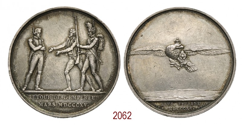 Ritorno di Napoleone I, 1815, Parigi op. Andrieu & Brenet, AR 33,92g. Ø40,9mm. 2...