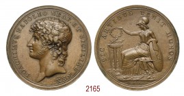 Premio all'esposizione dei prodotti delle Arti e Manifatture del Regno, 1811, Napoli op. Rega & Catinacci, Æ 40,27g. Ø43,3mm. [3,1mm. Come precedente....