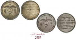 Visita alla zecca di Francesco I d'Austria alla zecca di Milano 1816, 

1)       Milano, op. (Manfredini) AR 25,17g. Ø37,1mm. [2,7mm. Come precedente....