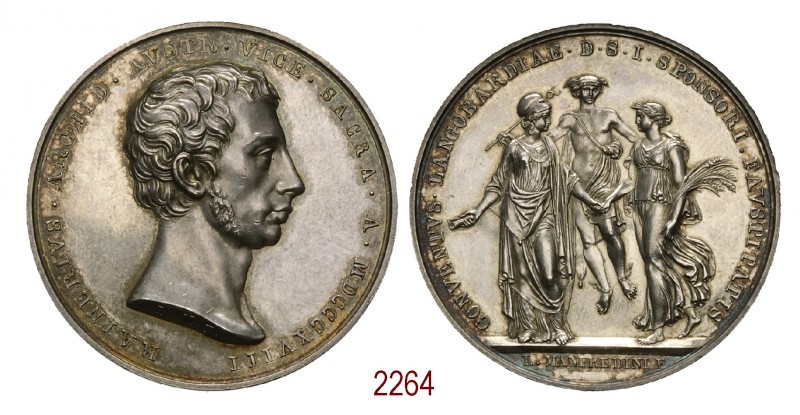Ingresso a Milano di Ranieri d'Austria Vice-Re di Milano 1818, Milano op. Manfre...
