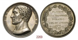 Morte del Maresciallo Lefebvre Duca di Danzica, 1816, Parigi op. Dieudonnè, AR 34,77g. Ø41,2mm. [3,5mm. F•J•LEFEBVRE DUC DE DANTZICK MARECHAL DE FRANC...