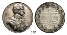 Morte di Eugenio Beauharnais (1781-1824), Principe di Venezia, Viceré del Regno d'Italia, I Duca di Leuchtenberg, Parigi op. Gayrard, AR 68,44g. Ø50,2...