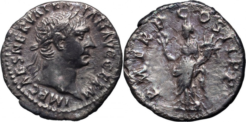 Roman Empire, Trajan 98-117, Denar, Rome Weight 2,68 g, 19 mm.&nbsp;Coin in the ...