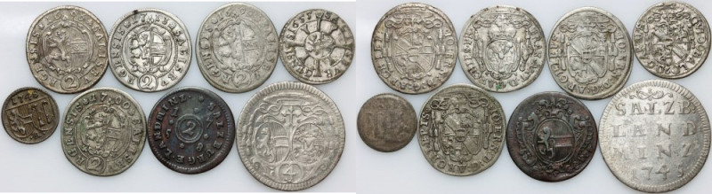 Austria, Salzburg, coin set, (8 pieces) Weight total 8,18 g. Waga łączna 8,18 g....
