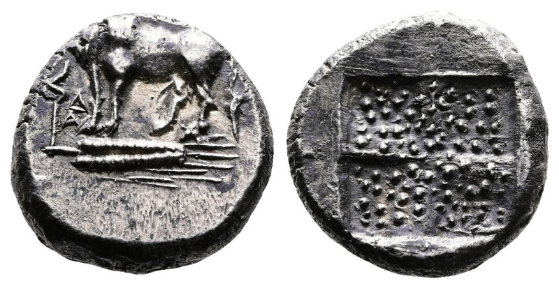 Bithynia, Kalchedon, circa. 367/6-340 BC. AR Drachm (14 mm, 3,78 g.). Rhodian st...