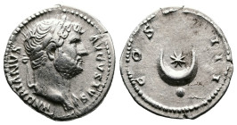Hadrian. 117 - 138 AD. AR Denarius (18 mm, 3,38 g.). Rome, 124-127 AD. HADRIANVS AVGVSTVS, laureate, bust of Hadrian slightly draped to right. Rev. CO...