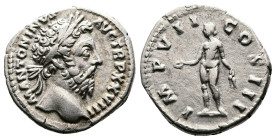 Marcus Aurelius, 161-180 AD. AR Denarius (18 mm, 3,41 g.). Rome, 173-174 AD. M ANTONINVS AVG TR P XXVIII, laureate head of Marcus Aurelius to right. R...
