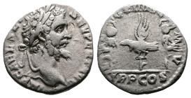 Septimius Severus 193-211 AD. AR 'Legionary' AR Denarius (16 mm, 2,05 g.). Rome, 193-194 AD. IMP CAE L SEP SEV PERT AVG, laureate head to right. Rev. ...