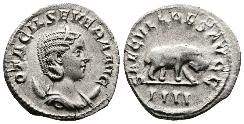 Otacilia Severa, 244-249 AD. AR Antoninianus (22 mm, 3,73 g.). Rome, 248 AD. OTA...