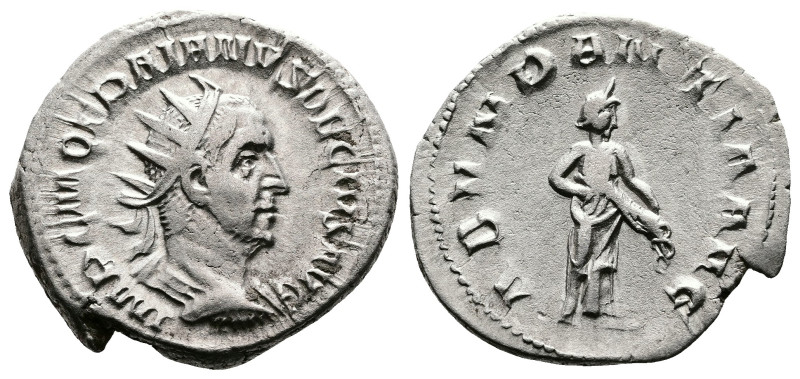Trajan Decius, 249-251 AD. AR Antoninianus. (22 mm, 4,44 g.). Rome. IMP C M Q TR...