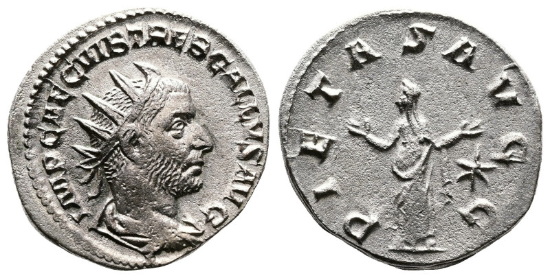 Trebonianus Gallus 251-253 AD. AR Antoninianus (21 mm, 3,24 g.). Rome, 251-252 A...