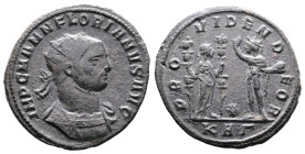 Florian, 276 AD. AE Antoninianus. (22 mm, 3,99 g.). Serdica mint, struck 276 AD. IMP C M AN FLORIANVS AVG, radiate and cuirassed bust of Florian to ri...