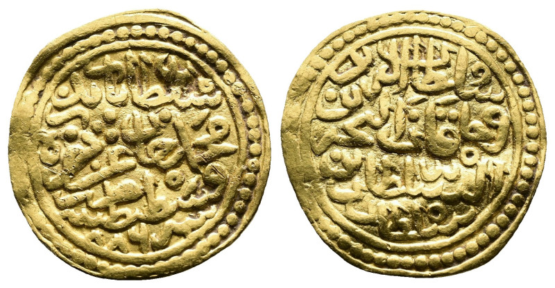 Ottoman Empire, Bayezid II, AH 886-918 / 1481-1512 AD. Gold Sultani (20 mm, 3,46...