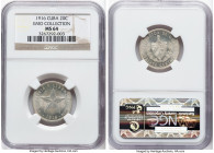 Republic 20 Centavos 1916 MS64 NGC, Philadelphia mint, KM13.2. Ex. Emo Collection HID09801242017 © 2024 Heritage Auctions | All Rights Reserved www.HA...