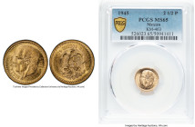 Estados Unidos gold 2-1/2 Pesos 1945 MS65 PCGS, Mexico City mint, KM463. HID09801242017 © 2024 Heritage Auctions | All Rights Reserved www.HA.com/Texa...