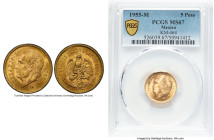 Estados Unidos gold 5 Pesos 1955-M MS67 PCGS, Mexico City mint, KM464, Fr-168R. HID09801242017 © 2024 Heritage Auctions | All Rights Reserved www.HA.c...