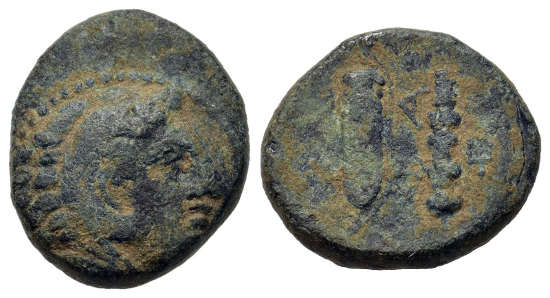 Kings of Macedon. Alexander III ‘the Great’ (336-323 BC). Æ Unit (18,5mm, 5.65g)...