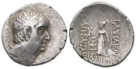 GREEK COINS
KINGS of CAPPADOCIA.Ariobarzanes I Philoromaios.(96-63 BC).Eusebeia Mazaka.Drachm.
Obv : Diademed head right.
Rev : ΒΑΣΙΛΕΩΣ / ΑΡΙΟΒΑΡZΑΝΟ...