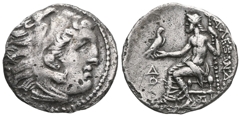 Greek
Kingdom of Macedon, AR Drachm. In the name and types of Alexander III , ci...