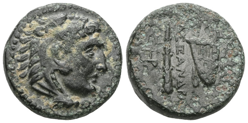 Greek
Kings of Macedon, Alexander III 'the Great',AE, (Bronze), 336-323 BC.Uncer...