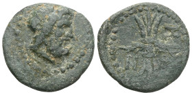 Greek
 Pisidia, Kremna, Amyntas,AE, (Bronze), King of Galatia (Circa 39-25 BC)
Obv: Head of Zeus right
Rev: KPH. Winged thunderbolt; above, Z (date).
...