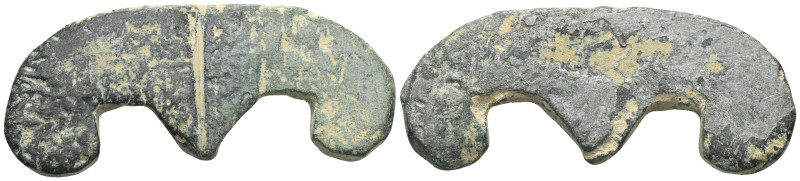 Aes Formatum. Siglos VI-IV BC CENTRAL ITALY or LAZIUM. Semicircular element in t...